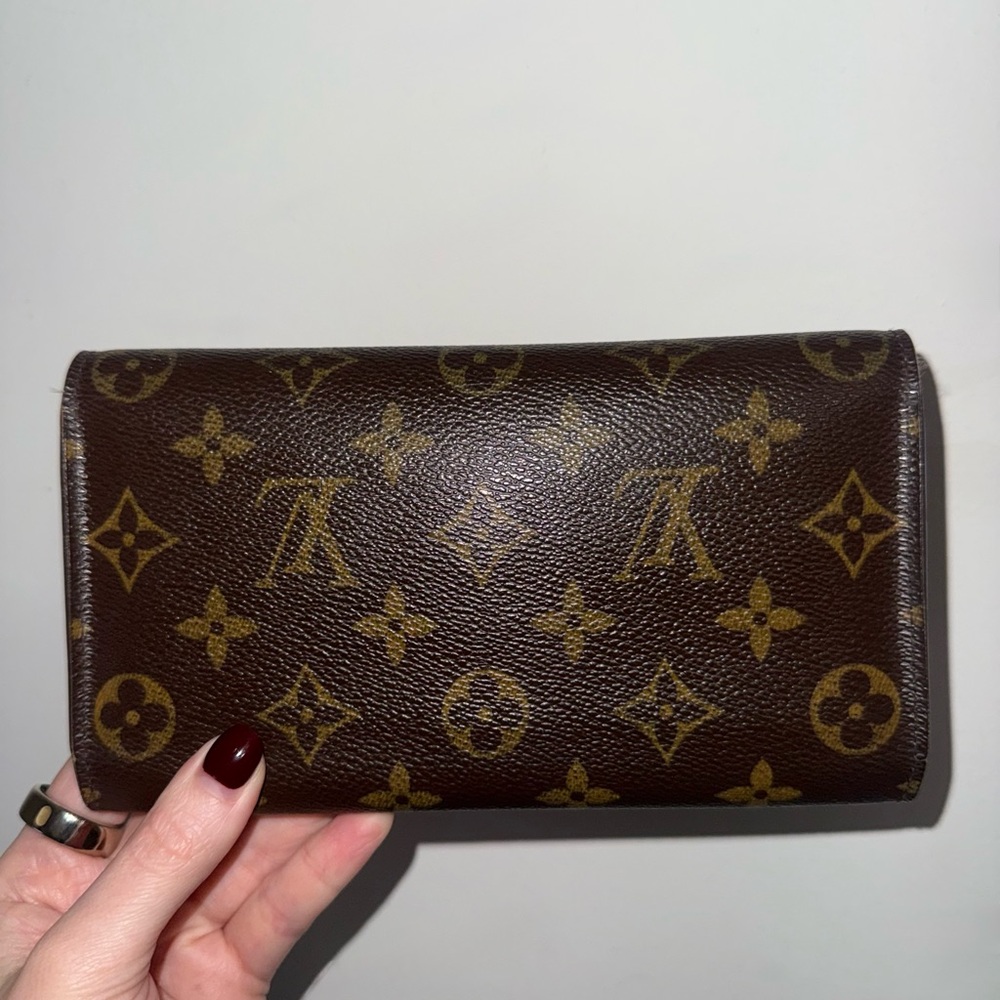 Louis Vuitton Monogram International Sarah Wallet Brown Canvas - Picture 3 of 11